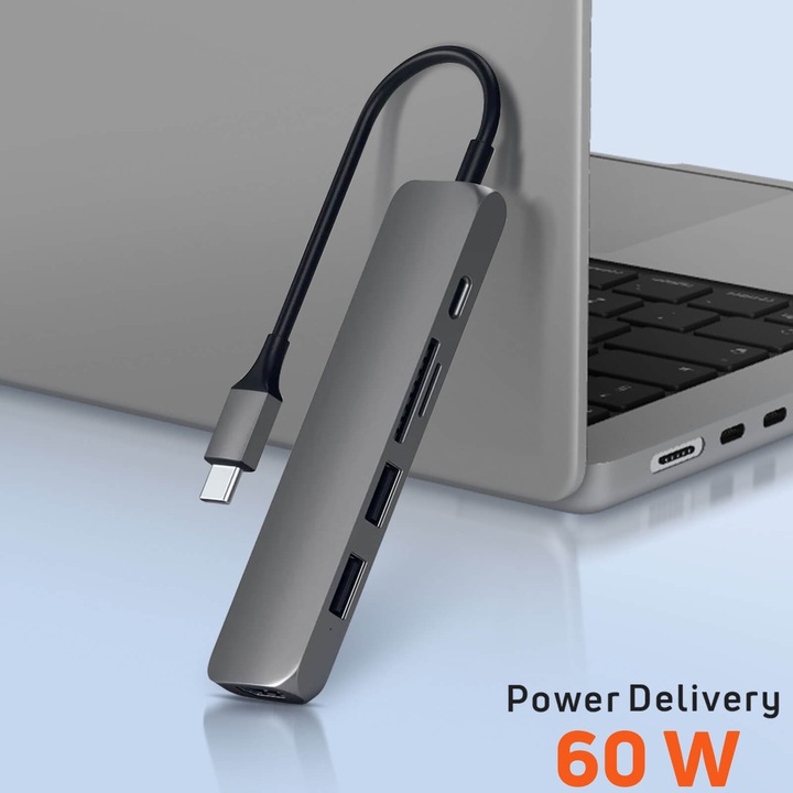 Immagine prodotto Satechi ST-SCMA2M (USB-C, 6 Porti)