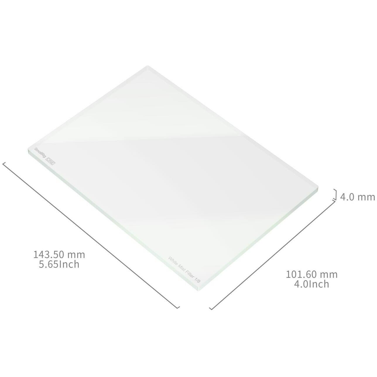 Thumbnail - SmallRig CINE 4 x 5.65" White Diffusion 1/8 Filter 4743 (Diffusionsfilter, 574.04 mm), Objektivfilter, Weiss