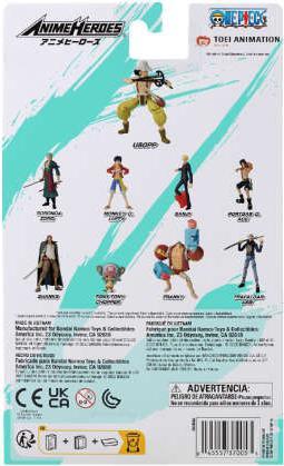Actual product image Bandai ONE PIECE - Usopp - Figurine Anime Heroes 17cm