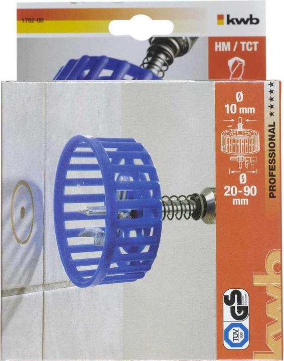 Actual product image kwb Carbide circle cutter with protection cage (9 mm)