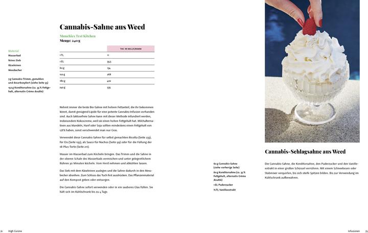 Produktbild High Cuisine – Cannabis kann was! Kochen & Backen mit THC, CBD und mehr (Deutsch, Marcus, McDonough, Elise/Nilsson, 2022)