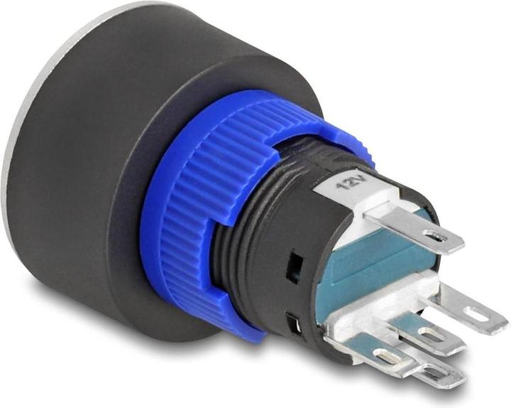 Produktbild Delock Drucktaster vorstehend zum Einbau 22 mm 5 x Lötanschl