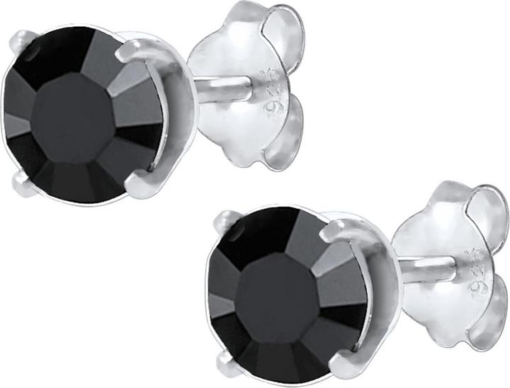 Immagine prodotto Kuzzoi Borchie all'orecchio di base (Cristallo di vetro, Argento 925)