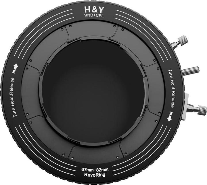 Productafbeelding H&Y REVORING ND3-1000+CPL Filter MkII 67-82mm (82 mm, ND / grijsfilter)
