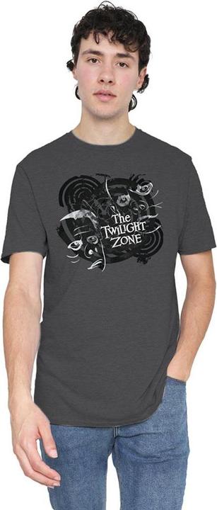 Produktbild The Twilight Zone Strange Faces TShirt meliert (M)