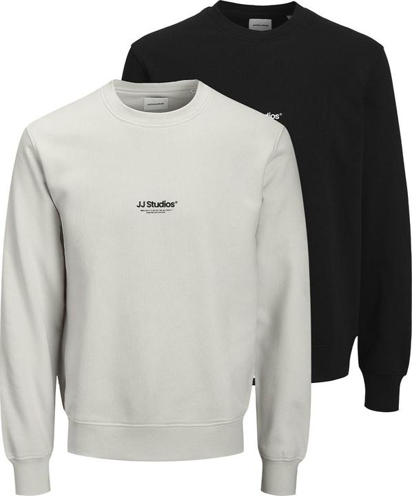 Actual product image Jack & Jones - Soho - Sweatshirt - 2er Pack (3XL Schwarz / grau) (3XL)