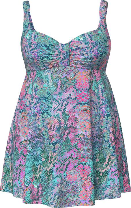 Image du produit Ulla Popken Robe de bain python à bonnets souples et bretelles ajustables (44)