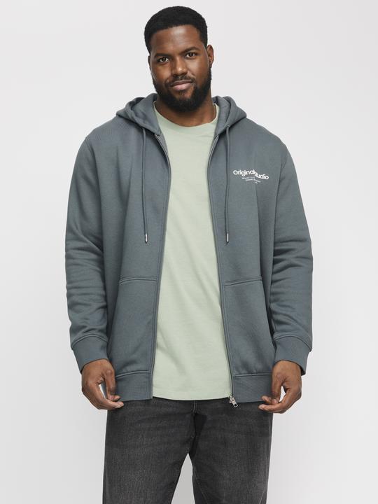 Actual product image Jack & Jones Jorvesterbro Sweat Zip Hood Noos Pls (7XL)