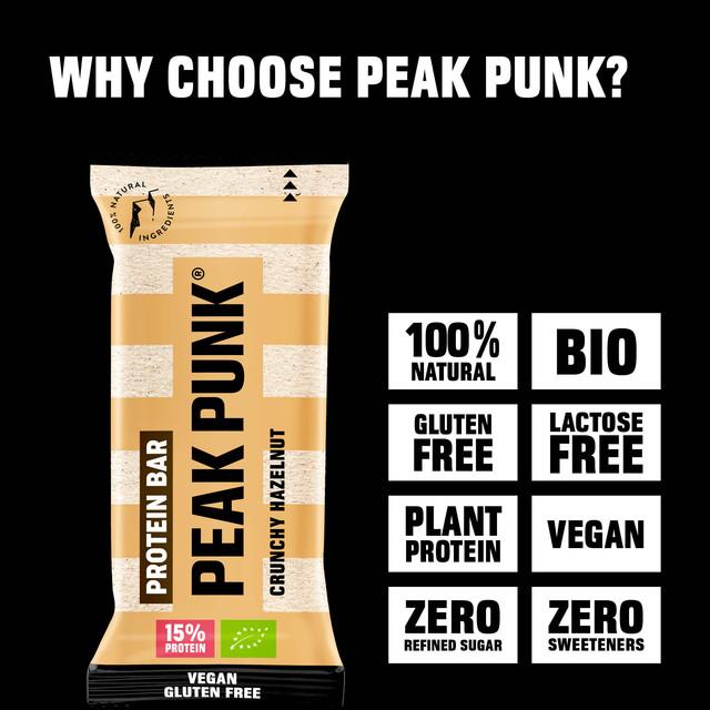 Produktbild Peak Punk Bio Protein Bar (Haselnuss, 12 Stk., 55 g)