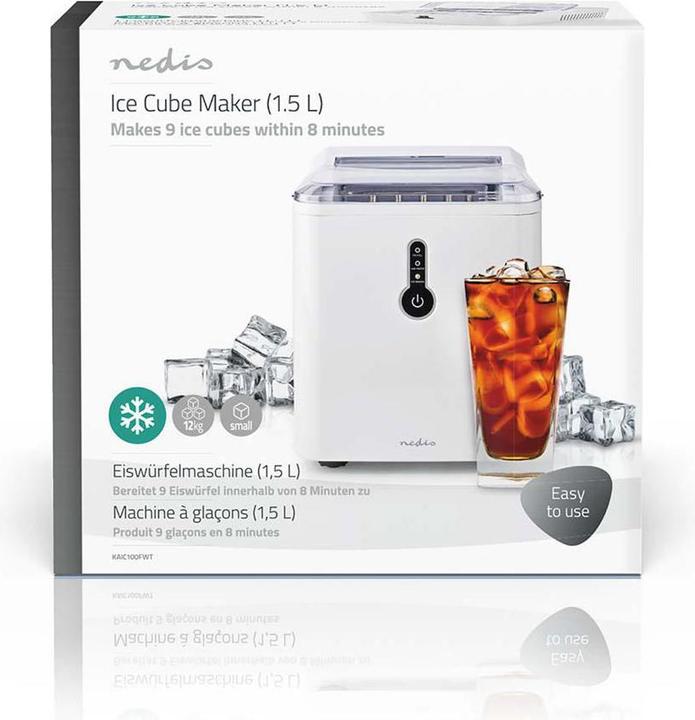 Produktbild Nedis Eiswürfelmaschine KAIC100FWT