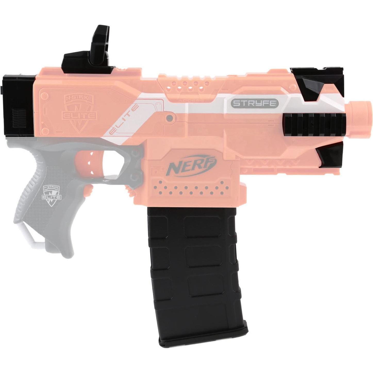 Nerf Modding Kit mit Iron Sight und Gurtaufnahme passend für N-Strike Elite Stryfe, schwarz