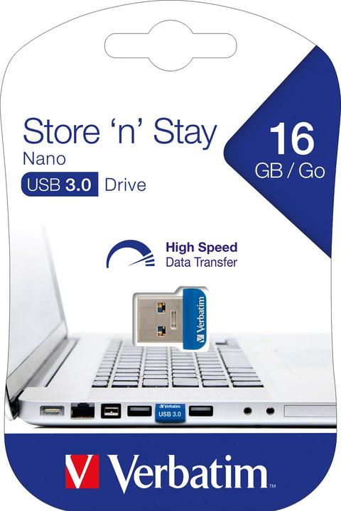 Produktbild Verbatim Nano USB (16 GB, USB-A, USB 3.0)