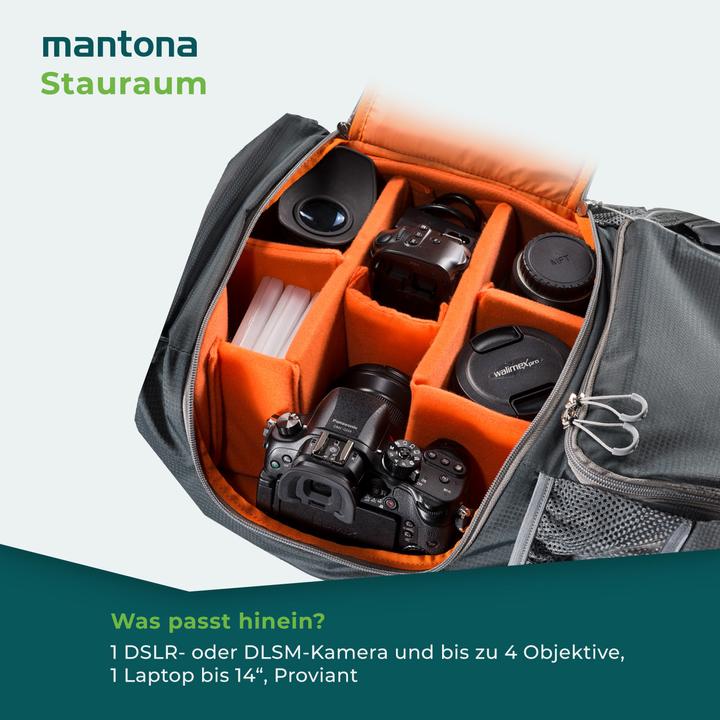 Produktbild mantona elementsPro 40 orange (Fotorucksack, 14 l)