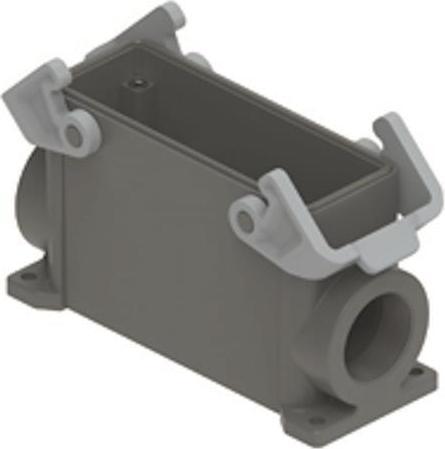 ILME Sockelgehäuse hoch TMAP 24.40 Gr.104.27 T-Type Ku. 2Bügel 1xM40 seitl.