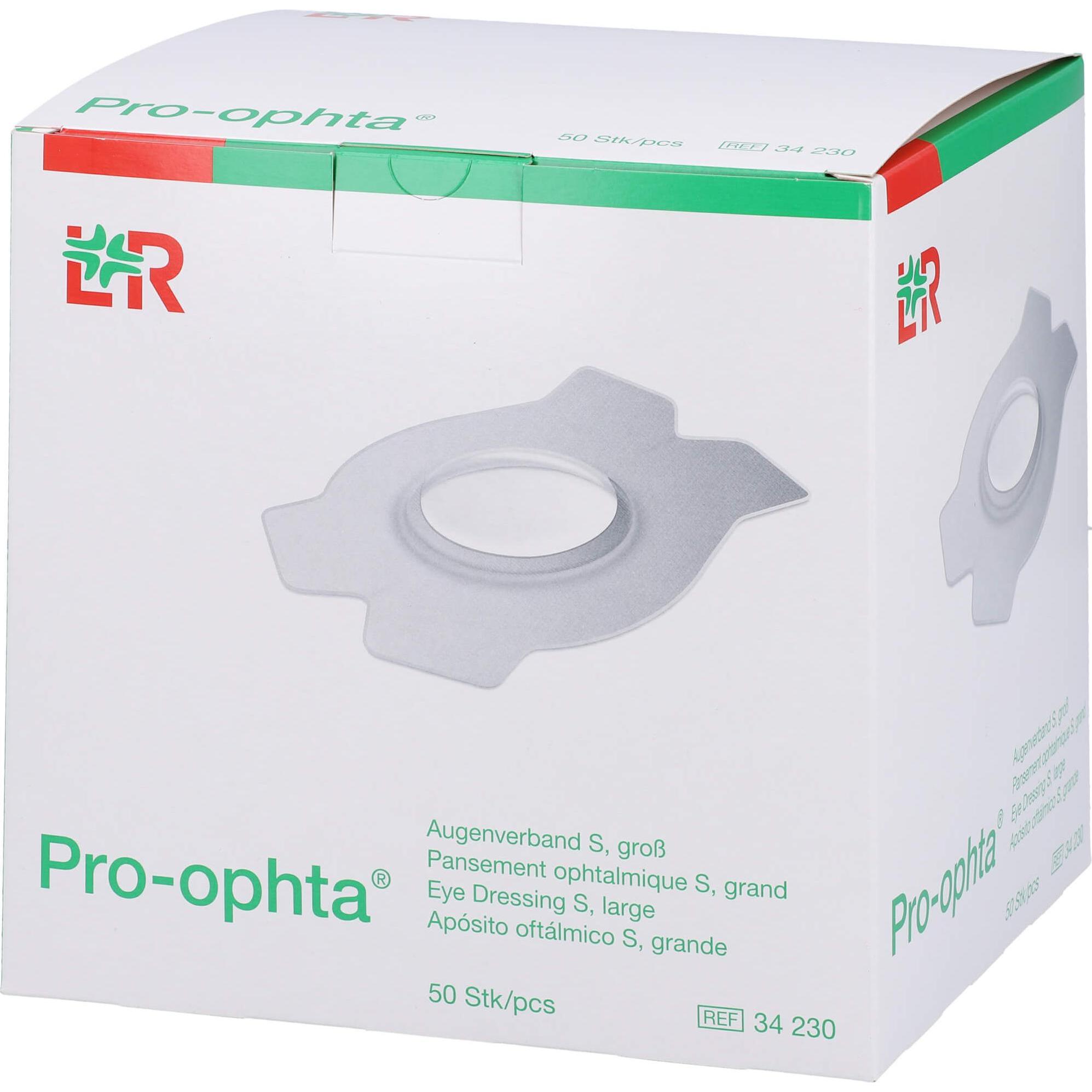 Lohmann & Rauscher, Pflaster, Pro Ophta Augenverband S gross, 50 St VER (50 x)