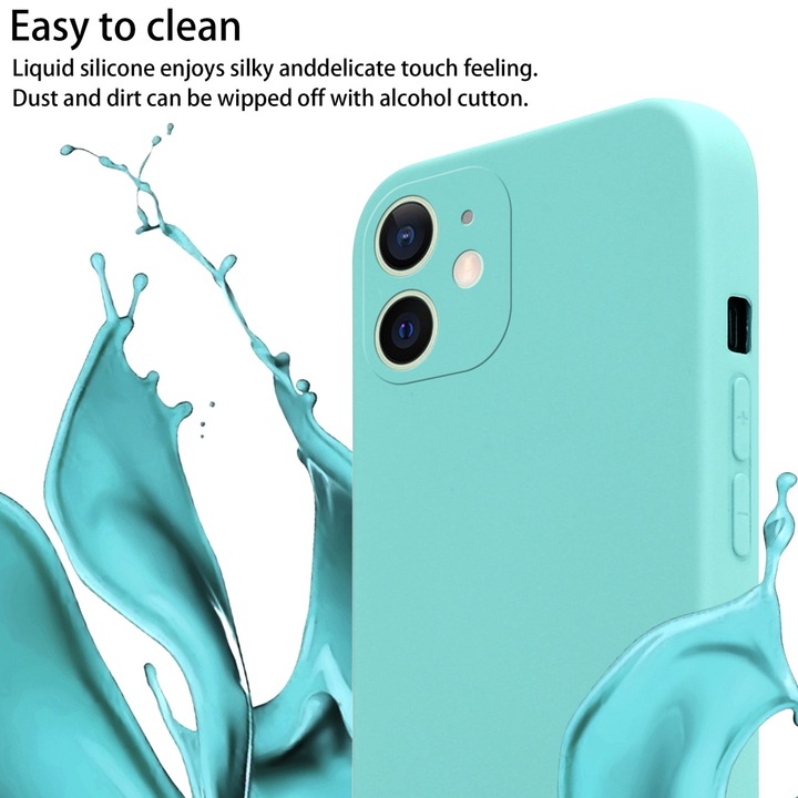 Actual product image Cadorabo TPU Cover Mobile Phone Chain Liquid (Apple iPhone 12 mini)