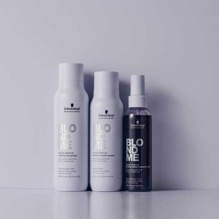 Actual product image Schwarzkopf Professional BLONDME Bond Repair Lila Conditioner (250 ml)