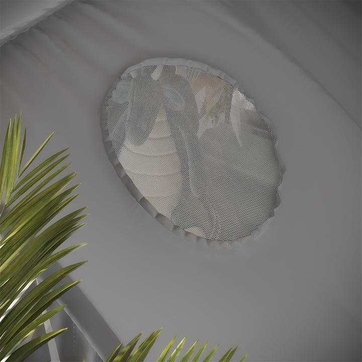 Actual product image VitaliSpa Tunnelzelt Kubby, Grau, 100 x 80 cm mit Fenster und Netz