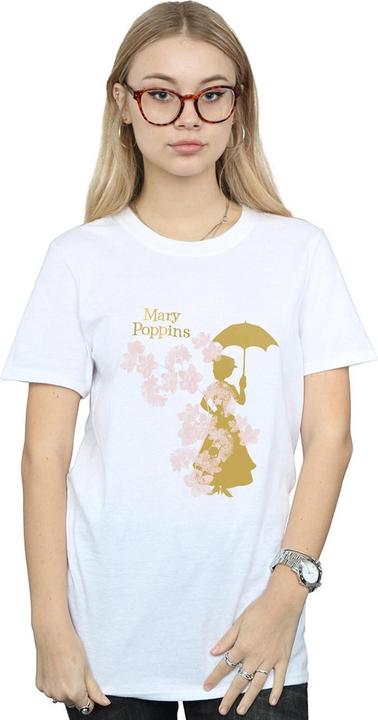 Produktbild Disney Mary Poppins Floral Silhouette TShirt (XXL)