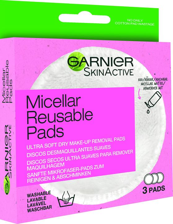 Produktbild Garnier SkinActive Micellar Reusable Eco Pads (Reinigungstücher Gesicht)