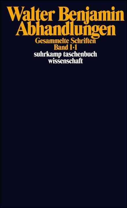 Produktbild Gesammelte Schriften in 14 Teilbänden (Deutsch, Benjamin, Walter, 1991)
