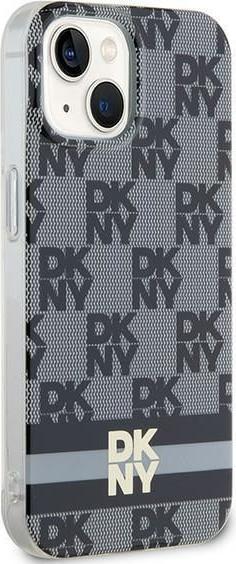 Actual product image DKNY DKHMP14SHCPTSK iPhone 14 / 15 / 13 6.1" czarny/black hardcase IML Checkered Mono Pattern & Prin (Apple iPhone 13, Apple iPhone 14, Apple iPhone 15)