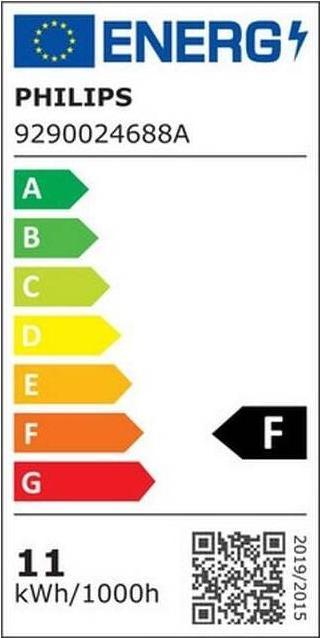 Energie-Label Philips Starterset White & Color Ambiance, 2 x E27, 75 W, Bridge (E27, 11 W, 800 lm, 1 x, F)