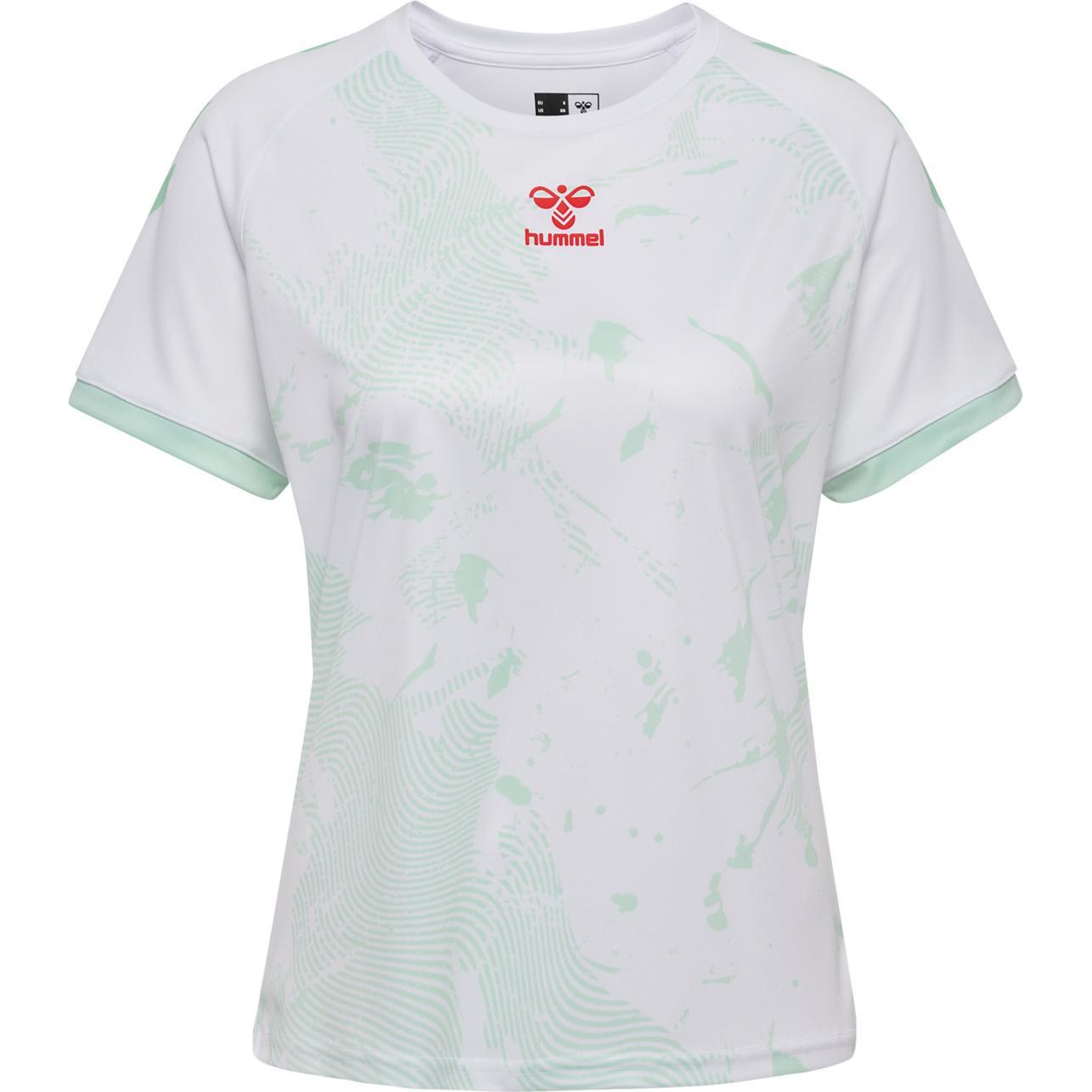 hummel, Damen, Sportshirt, Hmlgraphic Universe Jersey Ss Woman (XL), Blau, XL