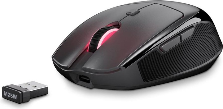 Produktbild Sharkoon OfficePal M25W Black (Kabellos, Kabelgebunden)