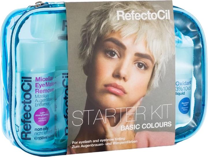 Actual product image Refectocil Starter Kit Colours (Blue-black, Chestnut, Deep black, Graphite, Natural brown, Tan)