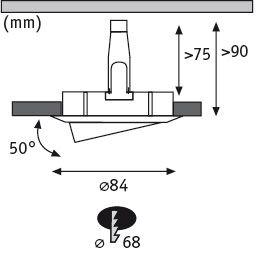 Produktbild Paulmann Einbauleuchte Nova Set (460 lm, GU10)