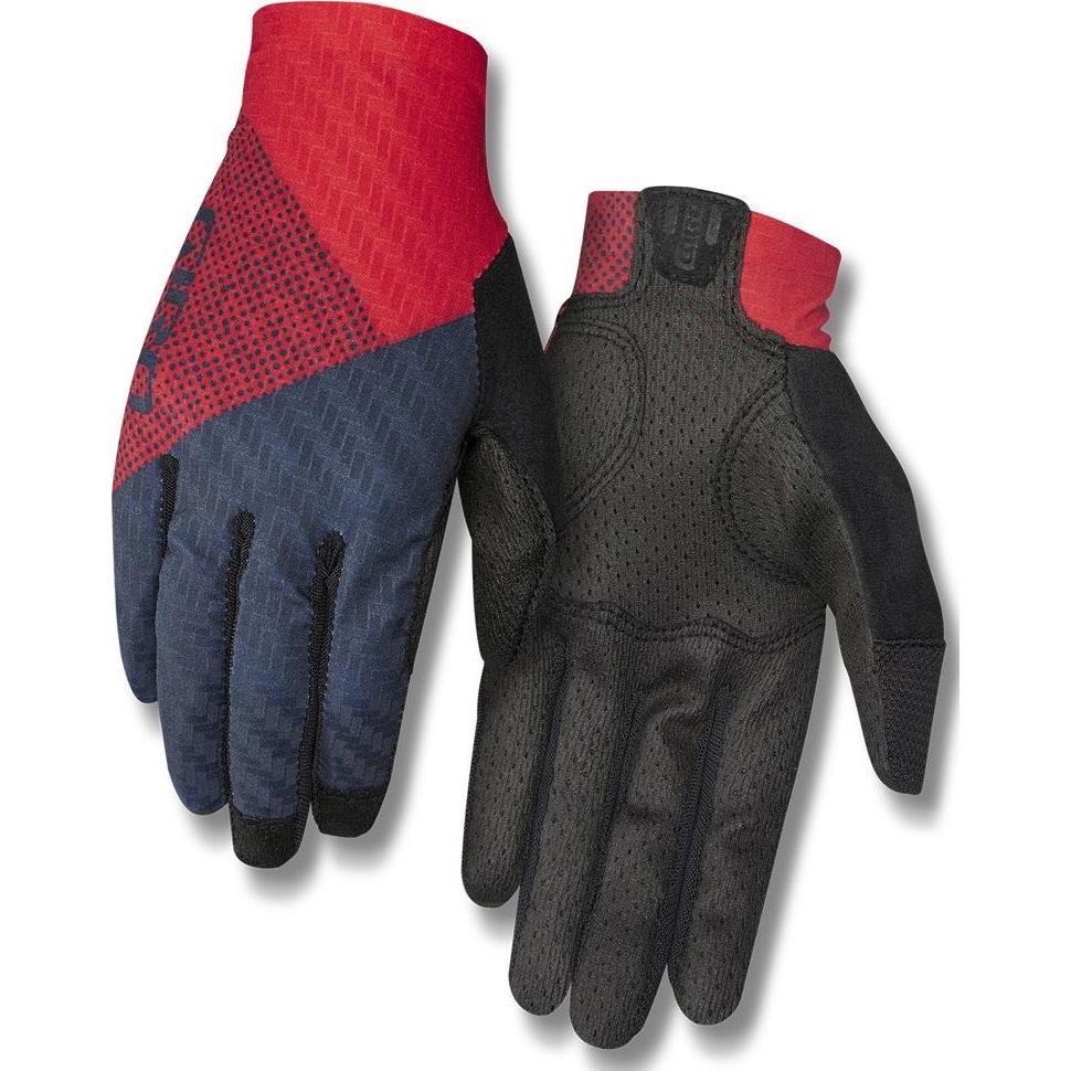 Giro, Damen, Handschuhe, Frauenhandschuhe Riv'ette CS Long Finger Tri geteilt rote Mitternachtsgrösse L (Handumfang, Rot...
