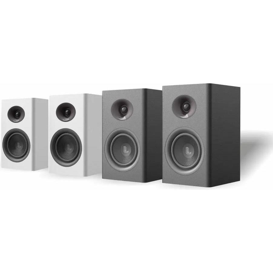 Laudberg XS1W bookshelf speakers 2.0 80W white (1 coppia, 80 W), Hi-Fi + Altoparlante home cinema, Bianco
