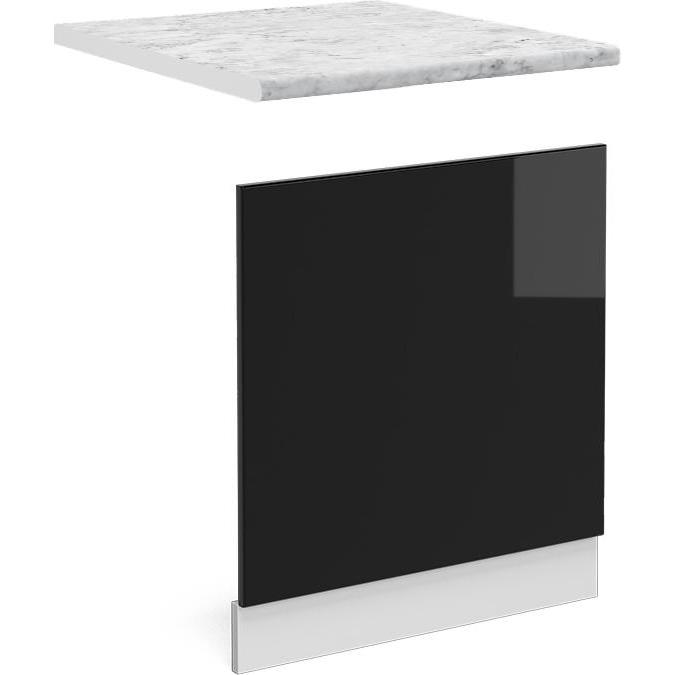 Vicco Frontblende R-Line, Geschirrspüler Zubehör, Schwarz