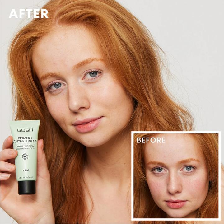 Image du produit Gosh Primer for Red and Impure Skin Vegan Moisturising Makeup Primer for Even and Flawless Skin Tone Adju