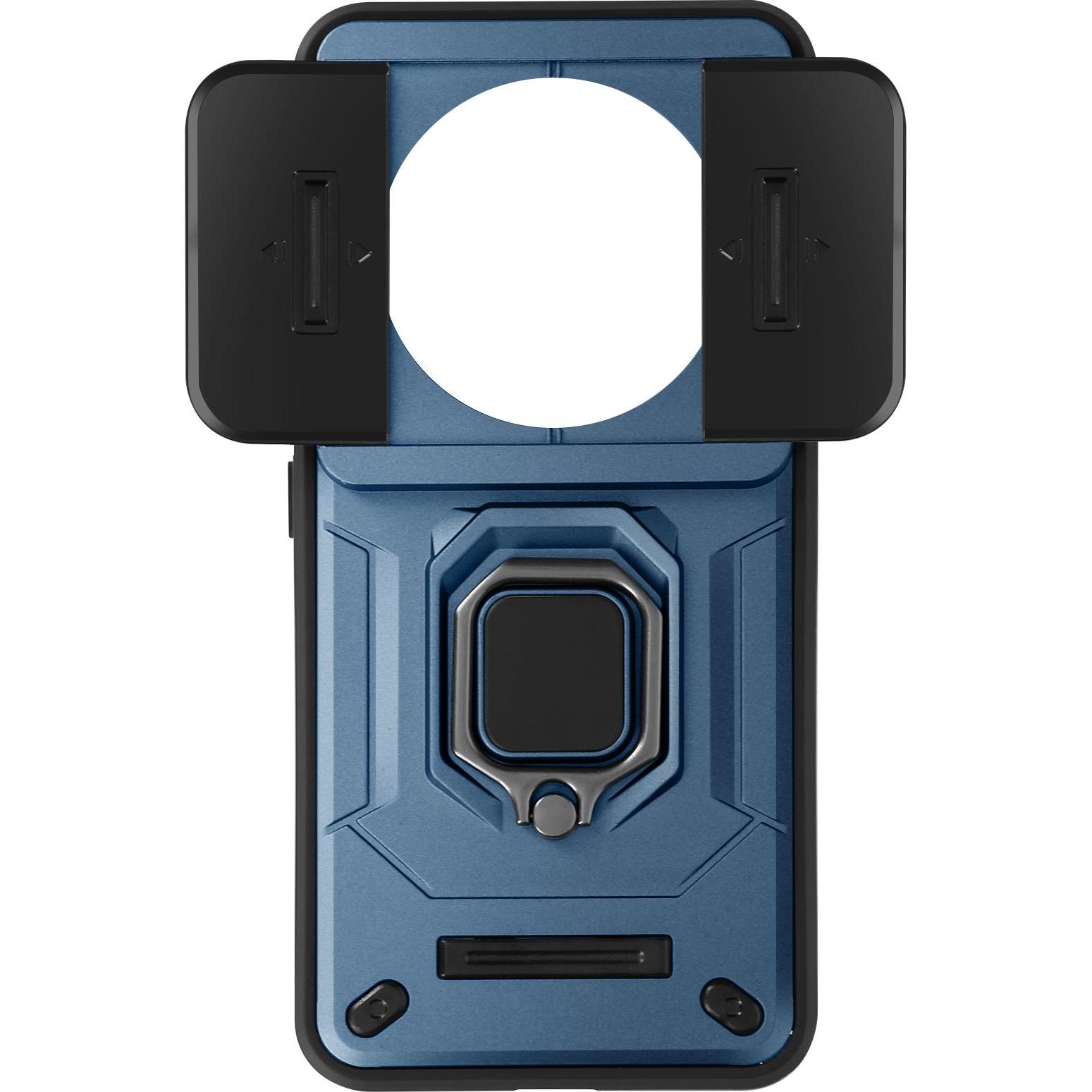 Avizar Ring + Kameraabdeckung Backcover Series (Xiaomi 14 Ultra), Smartphone Hülle, Blau