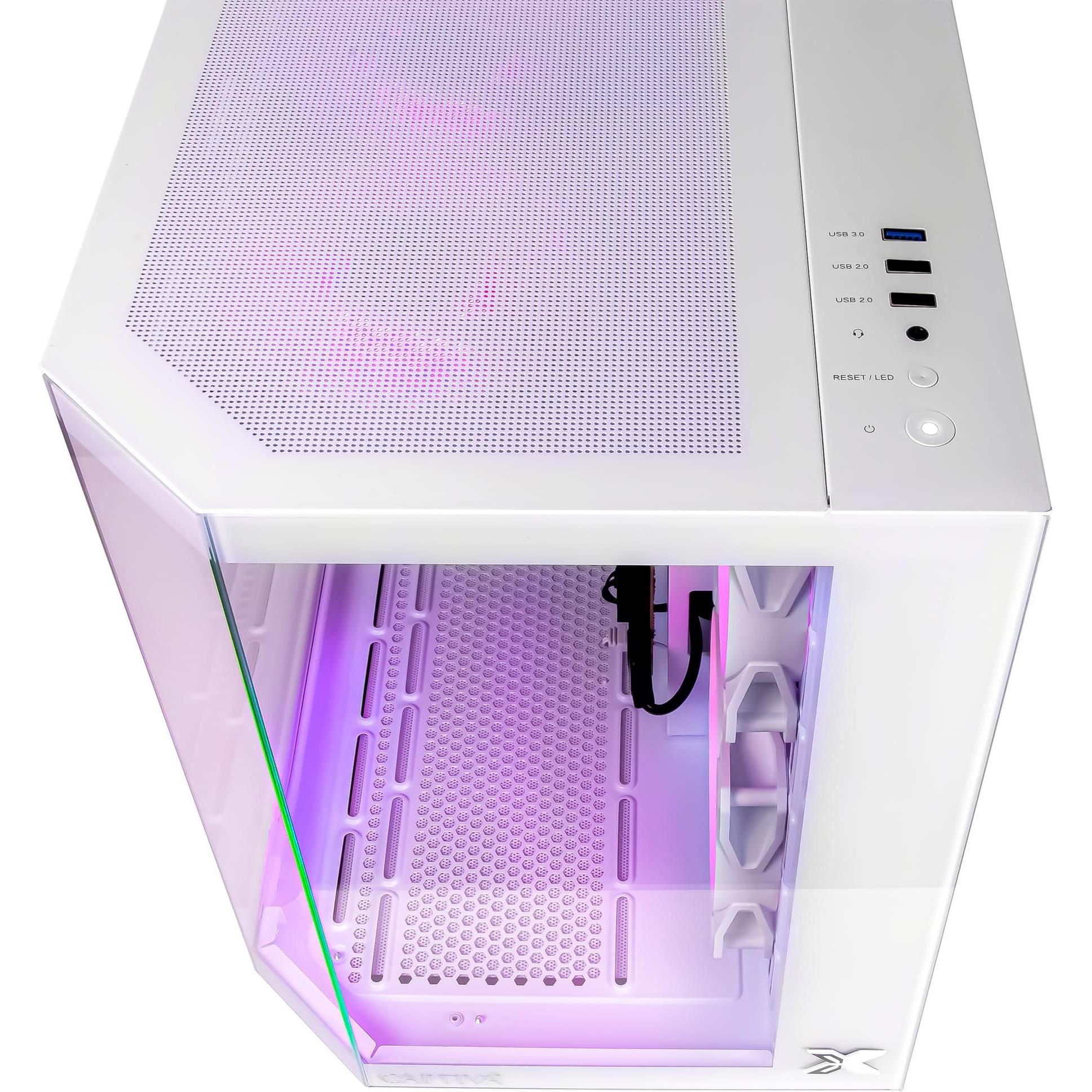 Captiva R94-170 (1000 GB, 32 GB, AMD Ryzen 7 5700X, GeForce RTX 5060), PC, Bianco