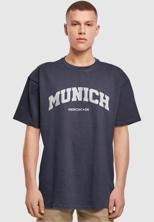 Produktbild Merchcode Munich Wording - Heavy Oversize Tee - 116381 (L)