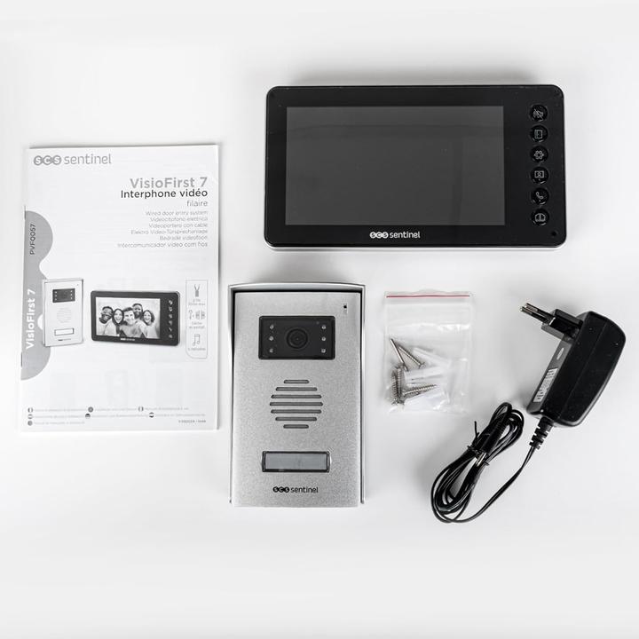 Produktbild SCS Sentinel Video-Intercom mit LCD-Scherm, Nachtsicht, Tür- und Toröffner, einfache Installation (Kabelgebunden)