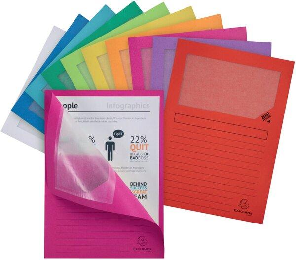 Image du produit Exacompta Fardes de classement - Couvertures de dossiers (A4, 100x)