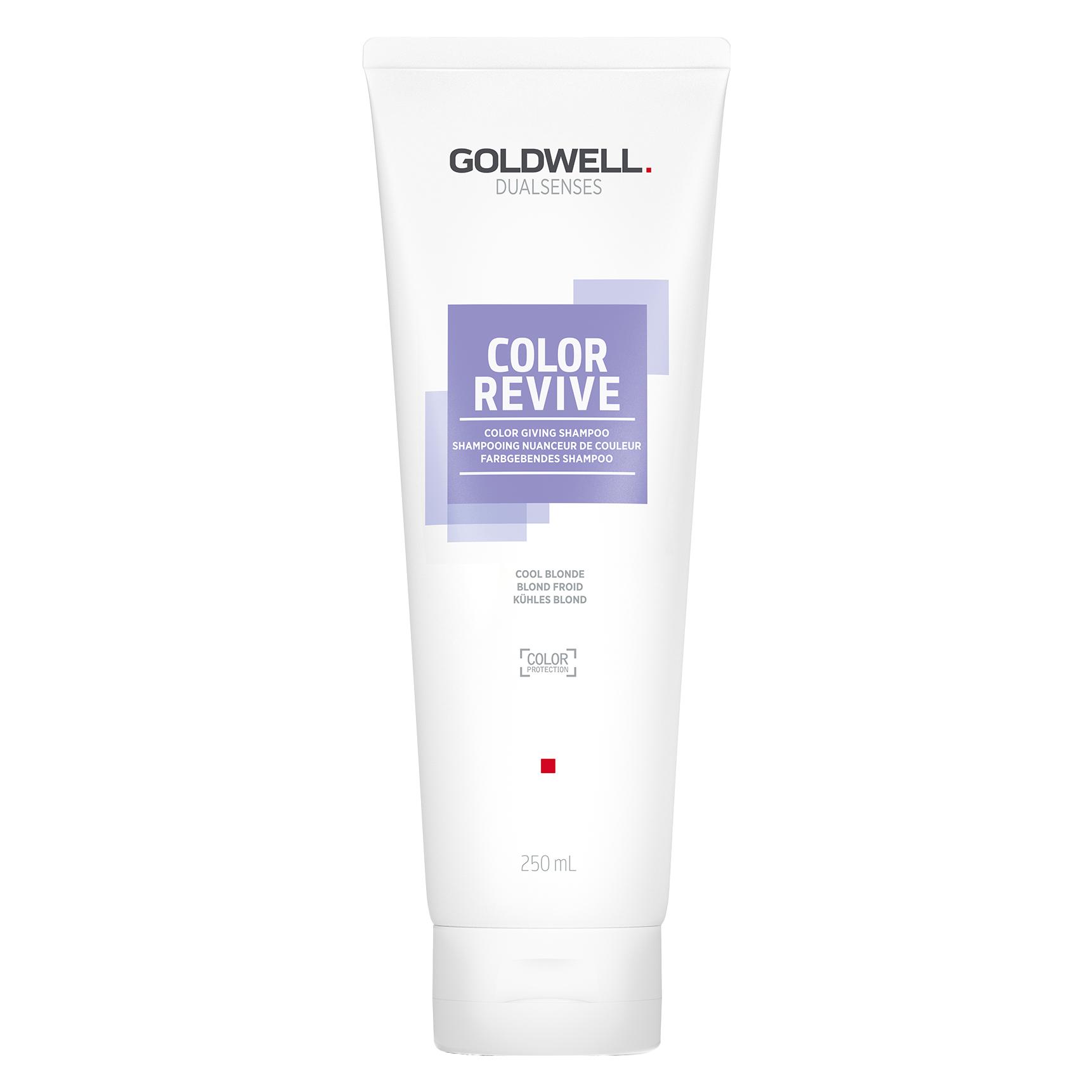 Goldwell, Shampoo + Conditioner, Color Revive Kleurgevende Shampoo Koel Blond Shampoo (Vloeibare Shampoo, 250 ml)