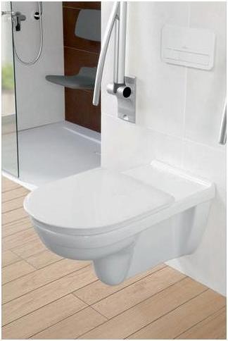 Immagine prodotto Villeroy & Boch Sedile WC ViCare ViCare, con meccanismo di chiusura morbida e sedile rimovibile AntiBac