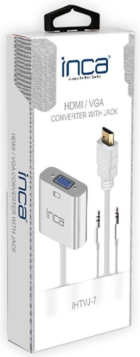Actual product image Inca Adapter IHTVJ-7 HDMI > VGA St. + USB SK 15Pol. VGA (USB, VGA, 20 cm)