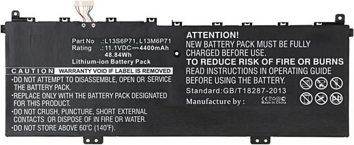 Produktbild CoreParts Battery Lenovo Yoga 2 13 (4 Zellen, 4400 mAh)