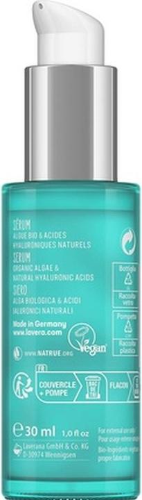 Lavera Hydro Refresh Serum Bio-Algen Natürliche Hyaluronsäuren Kosmetik Vegan Zertifiziert 30ml (30 ml)