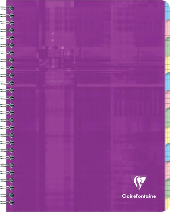 Image du produit Clairefontaine Cahier à spirales (17 x 22 cm, Quadrillé, Couverture rigide)