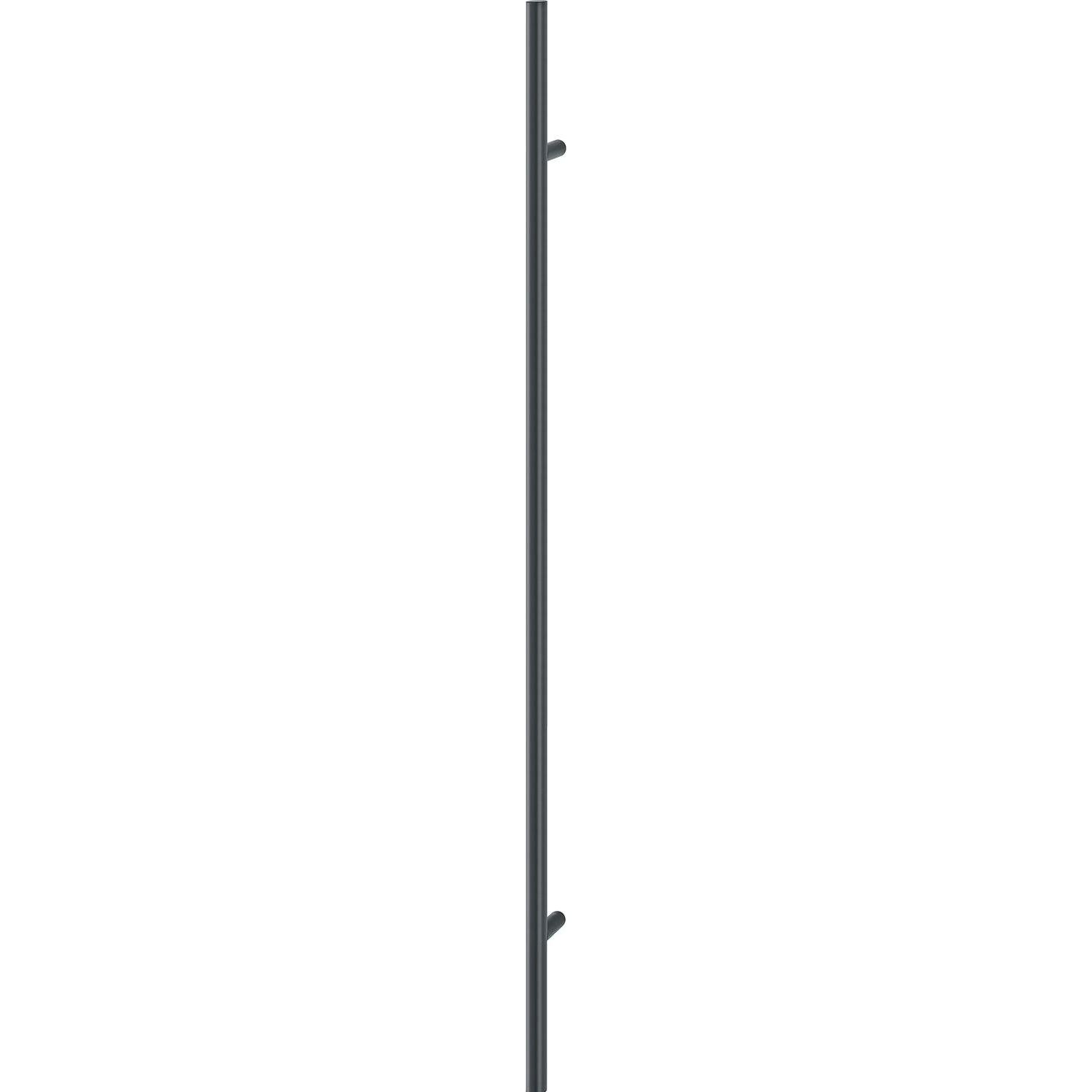 Hoppe, Türgriff + Fenstergriff, Stangengriff E5011 -1600/1200, Edelstahl schwarz matt, Ausführung: gerade (Türgriff)