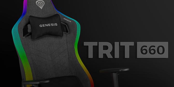Produktbild Genesis Computerstühle / Schreibtische Gaming Chair | Trit 660 RBG | Grau