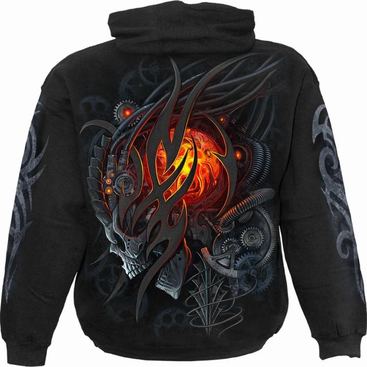 Produktbild Spiral Steampunk Skull Kapuzenpullover (M)