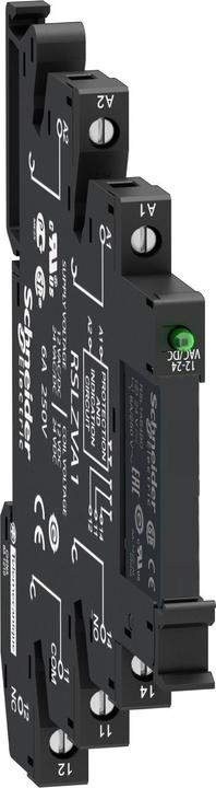 Image du produit Schneider Electric SLIM RELAY+SOCKET 1C/O LED 230VACDC SCRW